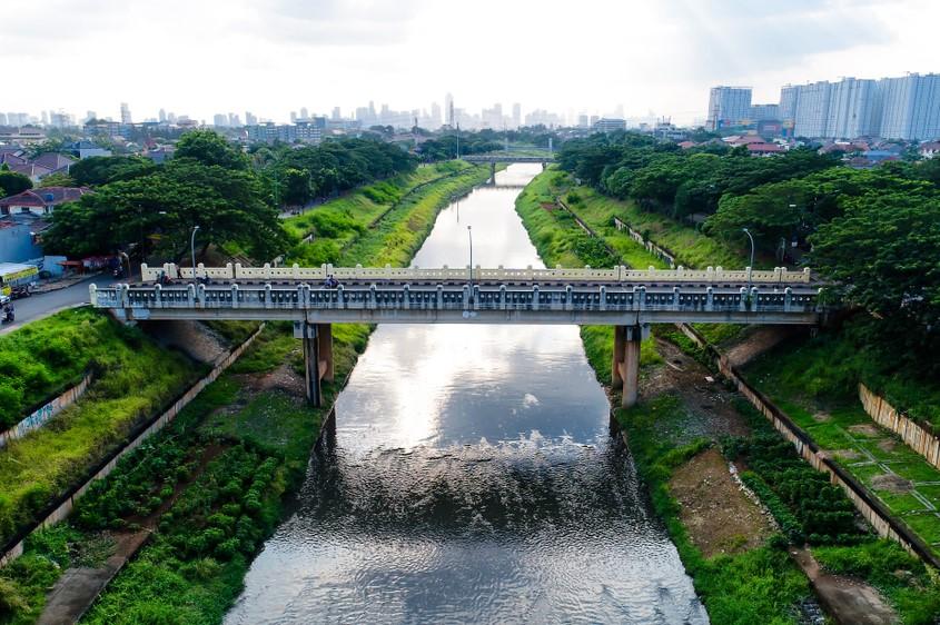 Pengerjaan Sodetan Kali Ciliwung Dilanjutkan