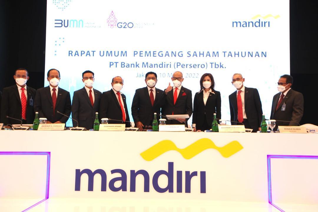 Bank Mandiri Tebar Dividen Rp16,82 triliun, 60% dari Laba