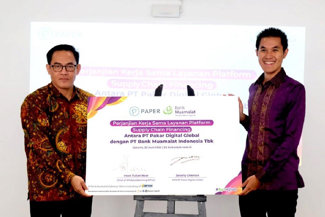 Kolaborasi Paper.id dan Bank Muamalat Percepat Pendanaan Usaha Nasabah