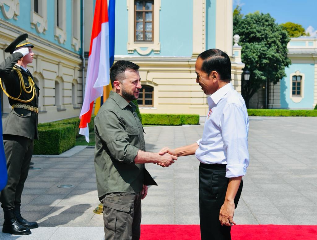 Bertemu Zelensky, Jokowi Sampaikan Sejumlah Pesan Perdamaian