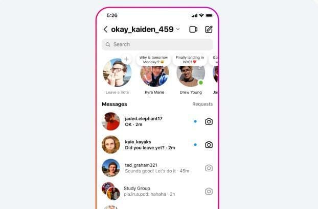 Fitur Notes Instagram (dok.meta)