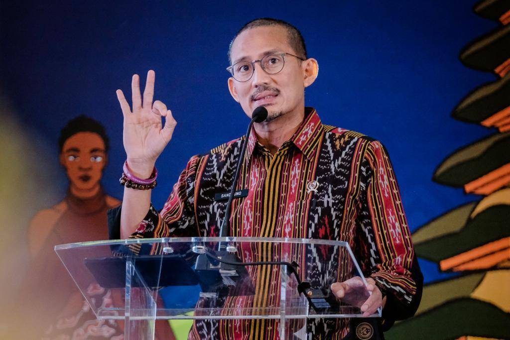 Menteri Pariwisata dan Ekonomi Kreatif, Sandiaga Salahuddin Uno. (dok. Kemenparekraf)