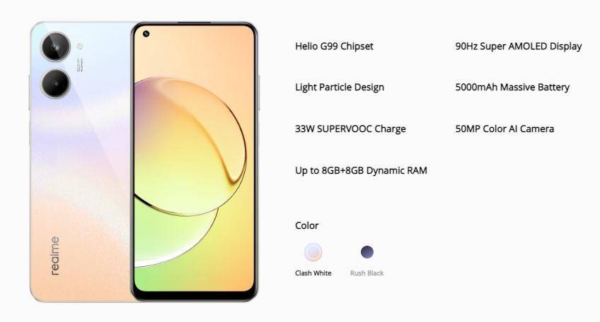 ilustrasi Realme 10 4 G (dok.realme)