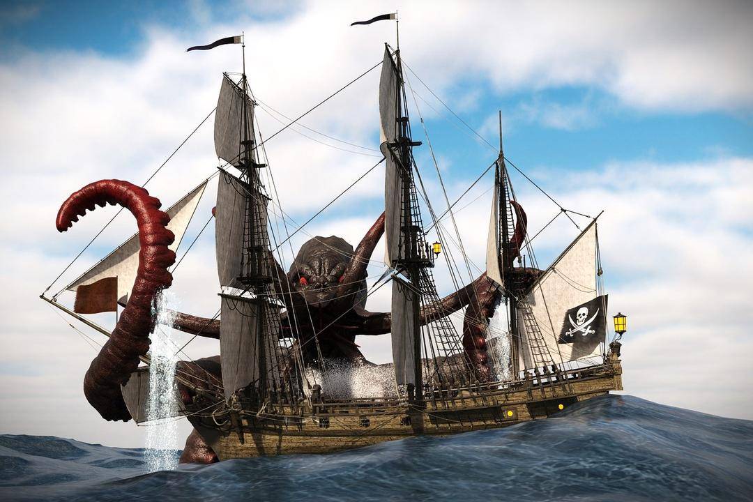 Ilustrasi makhluk Kraken. (Pixabay/Noupload)