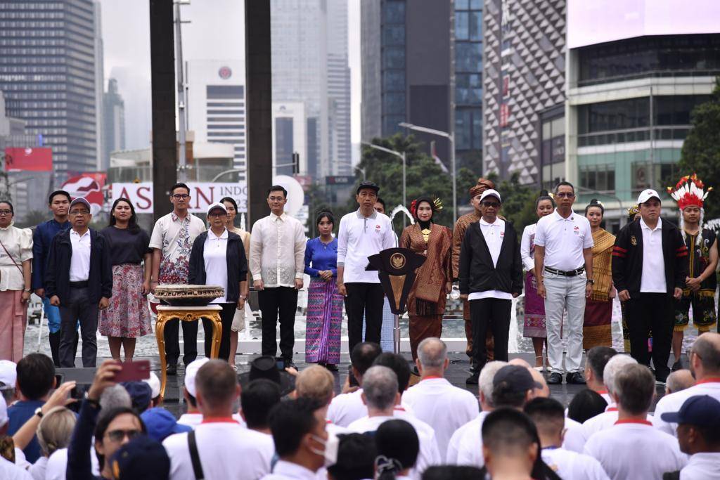 Kick Off keketuaan ASEAN Indonesia 2023, Minggu (29/1). (dok. Kemlu)
