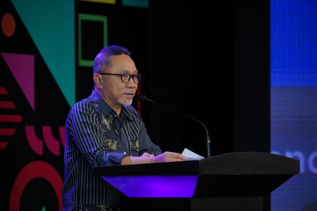 Menteri Perdagangan, Zulkifli Hasan, saat membuka acara Shipper Legendary Brand Festival 2023, Sabtu (25/2). (Dok. Shipper)