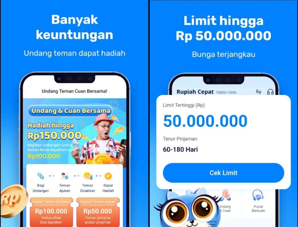 potret aplikasi Rupiah Cepat (dok. PT KreditUtamaFintechlndonesia/Rupiah Cepat )