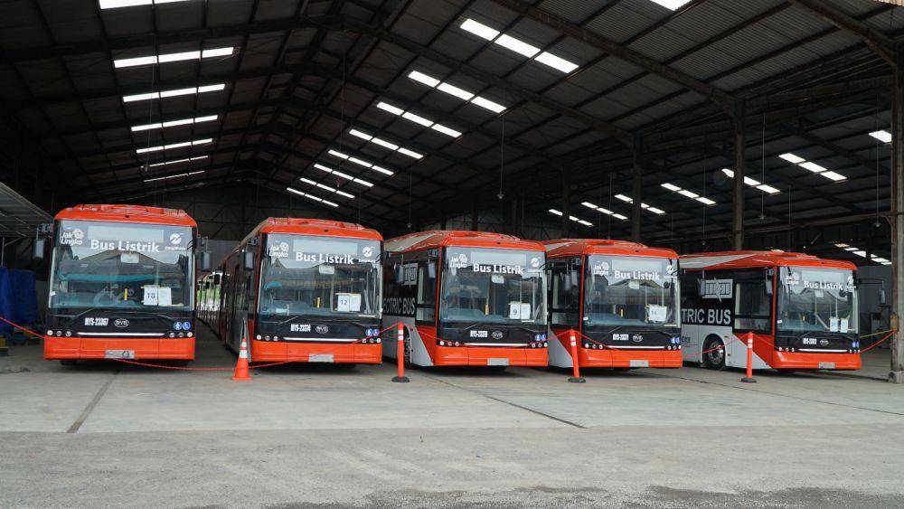 Bus listrik milik PT VKTR Teknologi Mobilitas Tbk (VKTR) (dok. Vektor)
