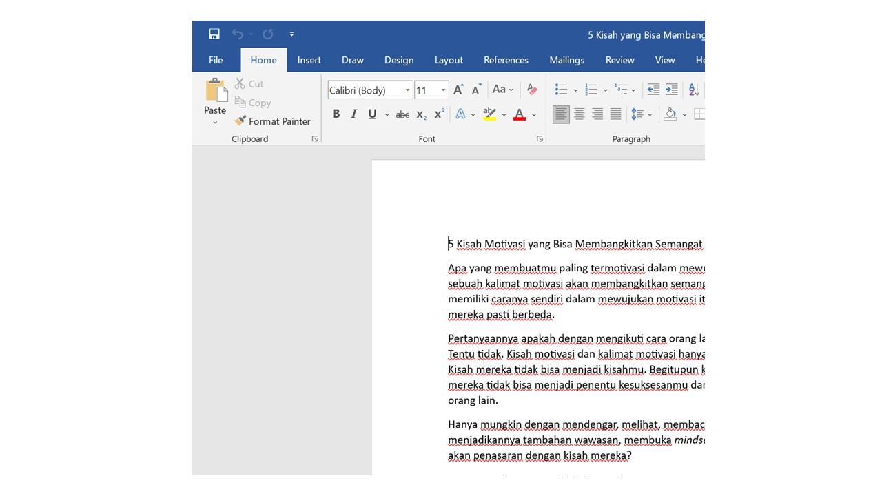 Cara Menghilangkan Garis Merah di Word: PC dan HP