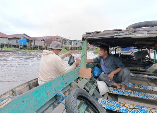ilustrasi Sungai Barito (googlemaps.com/Mursalim M. Idi)