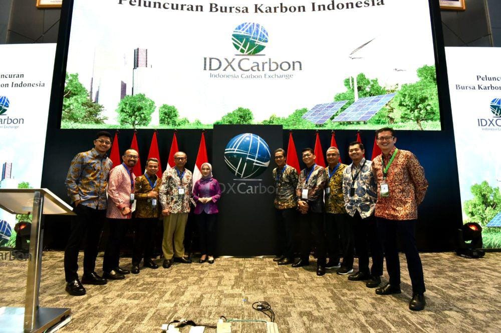 Pertamina berpartisipasi dalam peluncuran bursa karbon IDX, yaitu IDXCarbon pada Selasa (26/9). IDXCarbon diresmikan oleh Presiden Republik Indonesia Joko Widodo. (Dok. Pertamina)