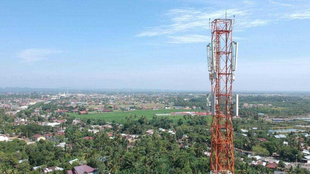 Menara telekomunikasi PT Dayamitra Telekomunikasi Tbk (MTEL) . (dok. Mitratel)