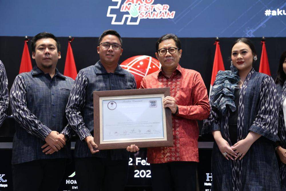 PT Harta Djaya Karya Tbk (MEJA) resmi IPO di BEI hari ini (dok. BEI)