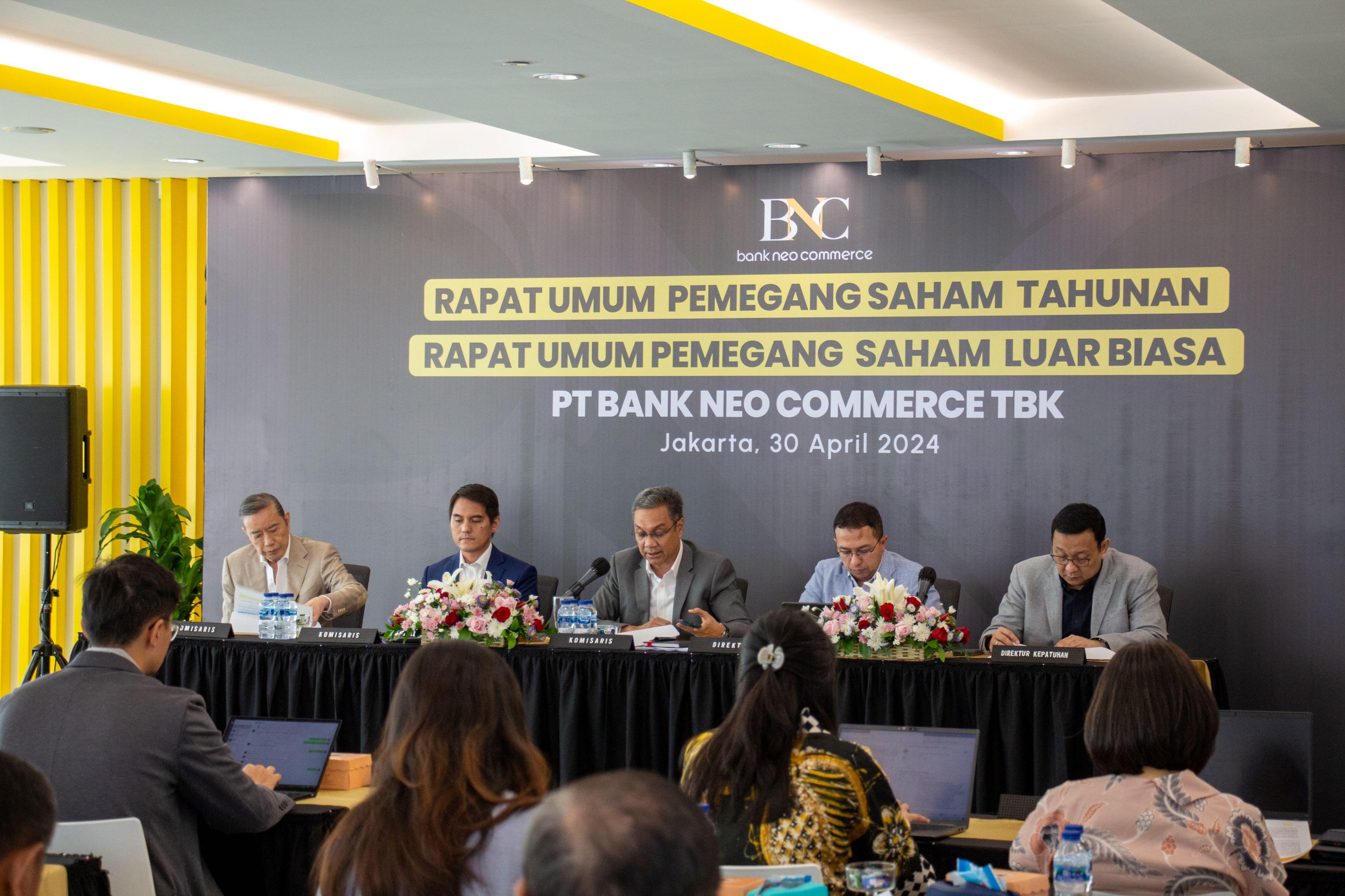 RUPST Bank Neo Commerce Tunjuk Eri Budiono Jadi Dirut Baru