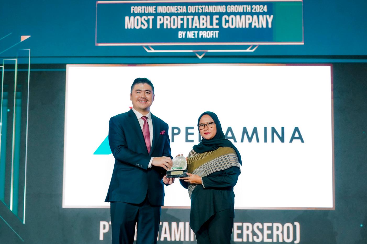 Pertamina Dianugerahi Most Profitable Company by Net Profit