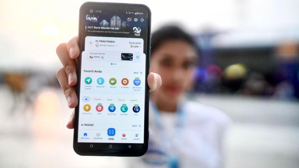 Bank Mandiri meluncurkan ‘wajah baru’ aplikasi Livin' by Mandiri. (Dok. Bank Mandiri)
