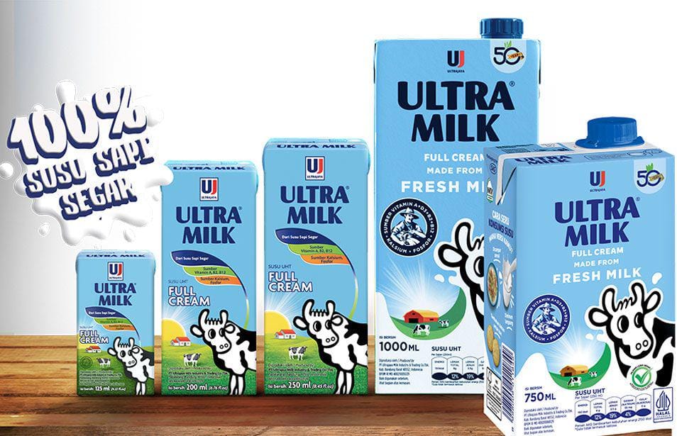 Ultra Milk Full Cream (dok. P.T. Ultrajaya Milk Industry)