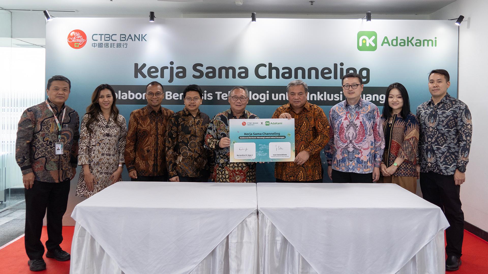 Pacu Pembiayaan, Adakami Gandeng CTBC Bank