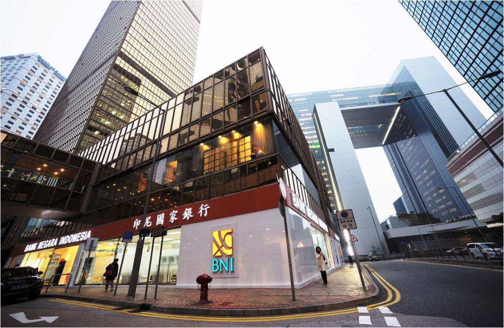 Kantor cabang PT Bank Negara Indonesia (Persero) Tbk atau BNI di Hong Kong. (dok. BNI)