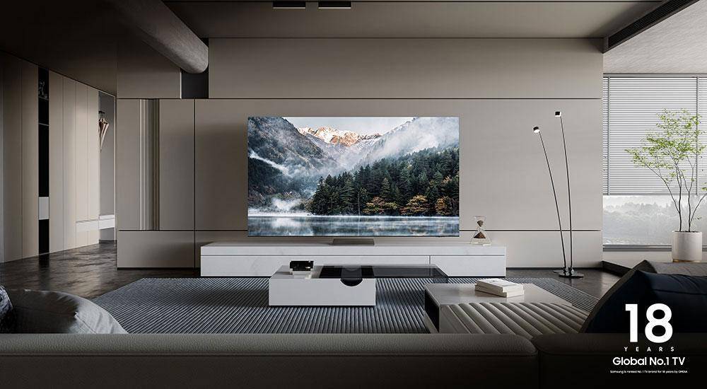 Samsung TV Neo QLED 8K tersedia dalam ukuran 65, 75, dan 85 inci untuk memberikan berbagai pengalaman menonton