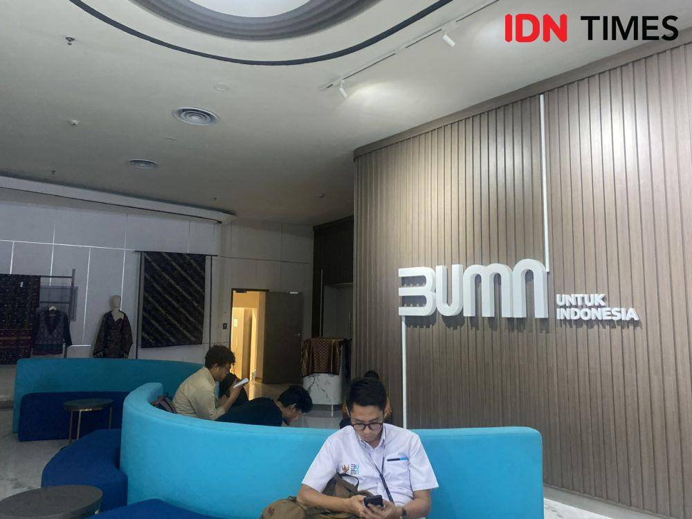 Kantor Kementerian BUMN. (IDN Times/Vadhia Lidyana)