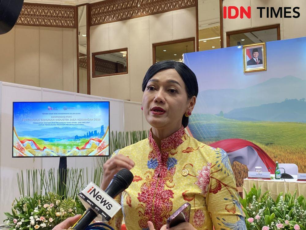 Kepala Eksekutif Pengawas Perilaku Pelaku Usaha Jasa Keuangan, Edukasi, dan Pelindungan Konsumen OJK, Friderica Widyasari Dewi. (IDN Times/Vadhia Lidyana)