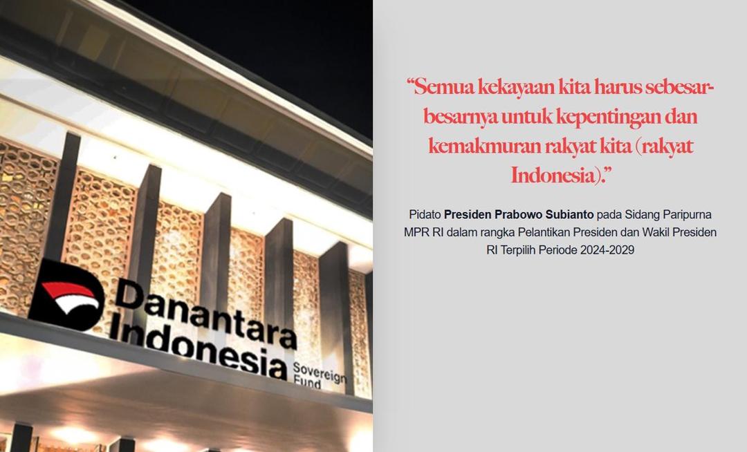 Danantara dan Otoritas Investasi Qatar Kelola Bersama Dana US$4 Miliar