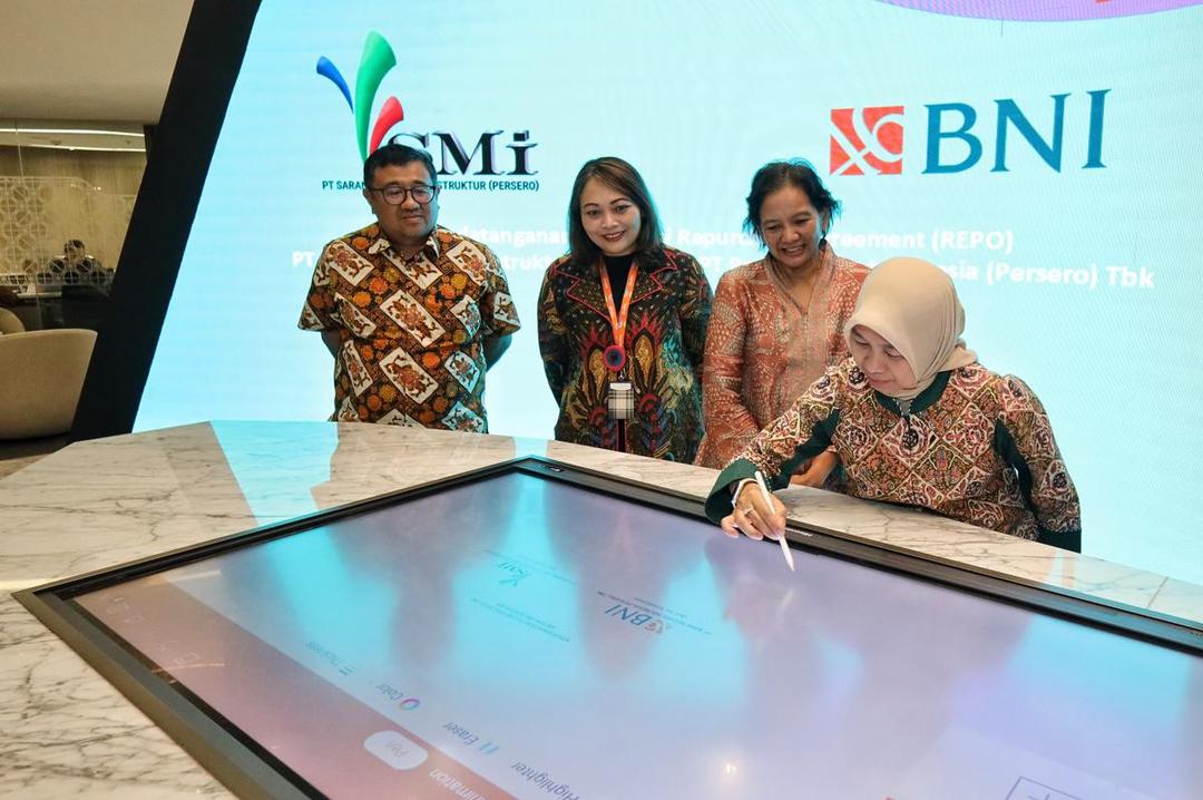Dukung Infrastruktur, BNI dan SMI Jalin Kerja Sama Repo Rp550 Miliar