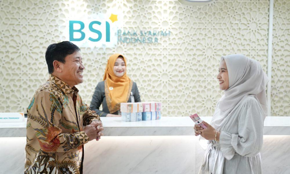 PT Bank Syariah Indonesia Tbk (BSI) menyediakan uang tunai sebesar Rp42,88 triliun. (Dok/Istimewa).