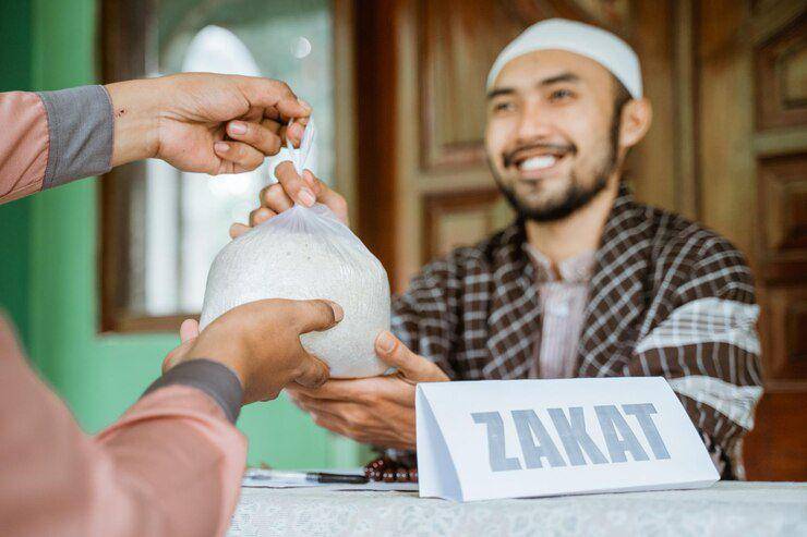 Ilustrasi bayar zakat fitrah (freepik.com/EyeEm)