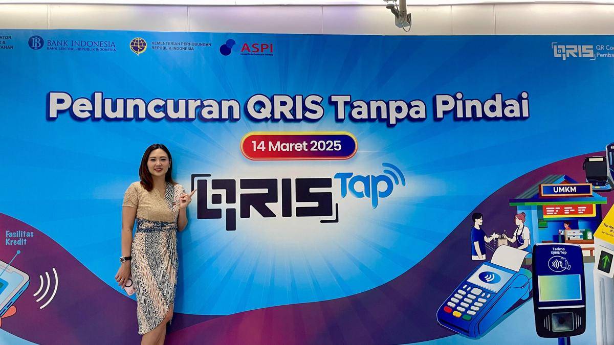 CEO ALTO Network, Gretel Griselda saat peluncuran QRIS Tap/Dok ALTO