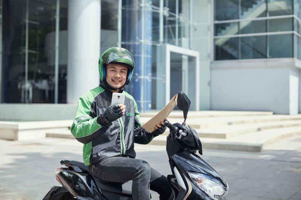 Ilustrasi driver ojol Grab