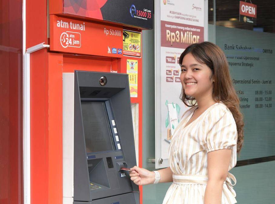 ATM Bank Sampoerna. (Dok/Istimewa).