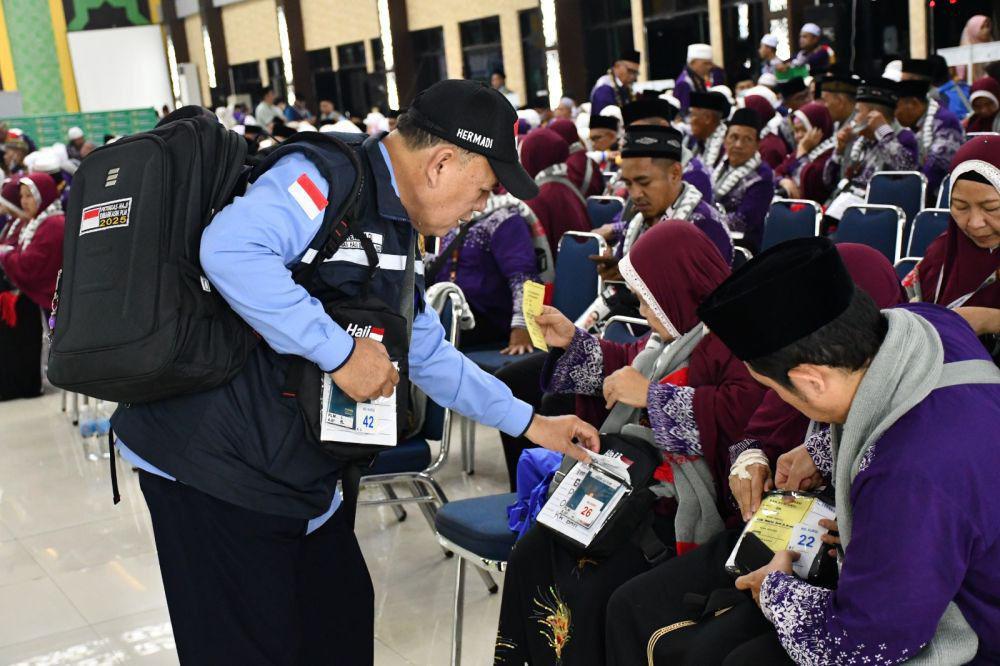 JCH Embarkasi Palembang saat di Asrama Haji (Dok. Kemenag Sumsel)