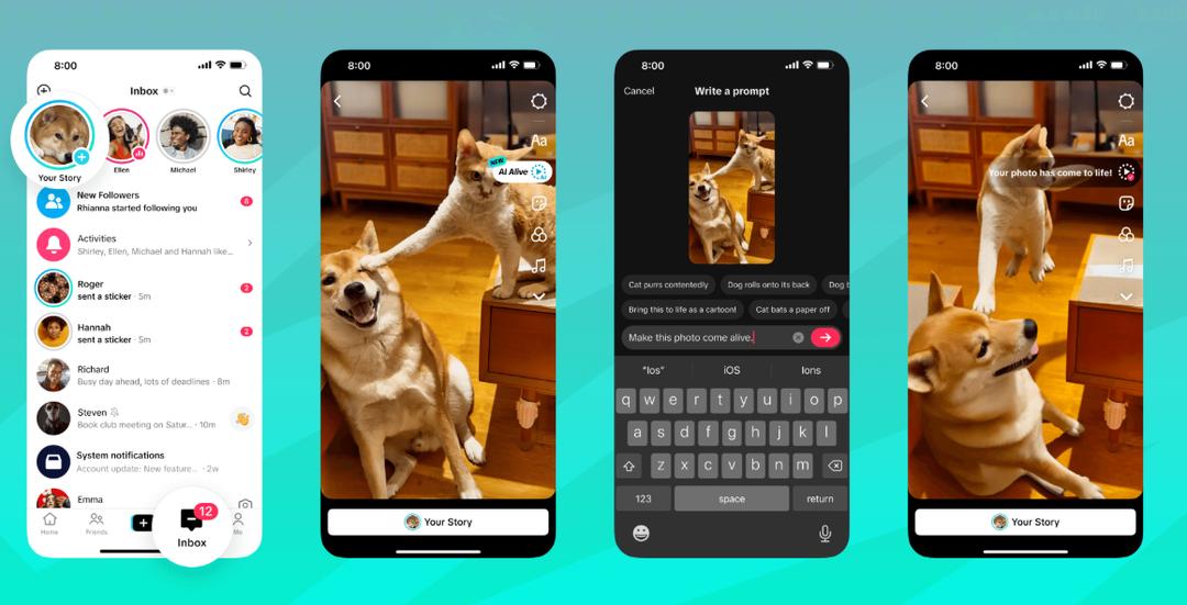 Cara Membuat Fitur AI Alive di Tiktok, Foto Jadi Lebih Hidup