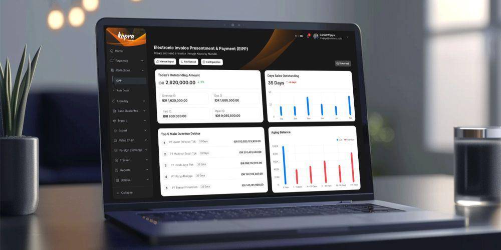 Bank Mandiri terus konsisten memperkuat transformasi digital di sektor wholesale banking melalui platform Kopra by Mandiri. (Dok. Bank Mandiri)