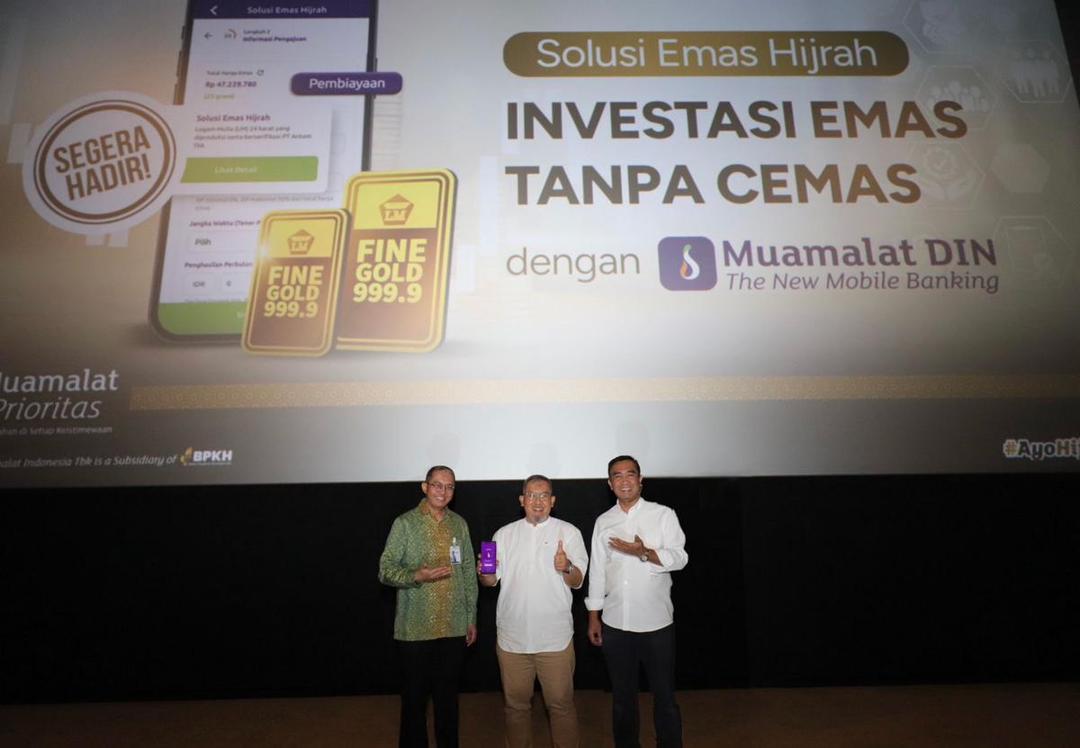 Bank Muamalat Akan Meluncurkan Pembiayaan Solusi Emas Hijrah Melalui Muamalat DIN