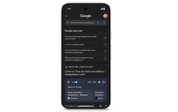 Fitur Audio Overview Google, Cara Kerja hingga Keunggulannya