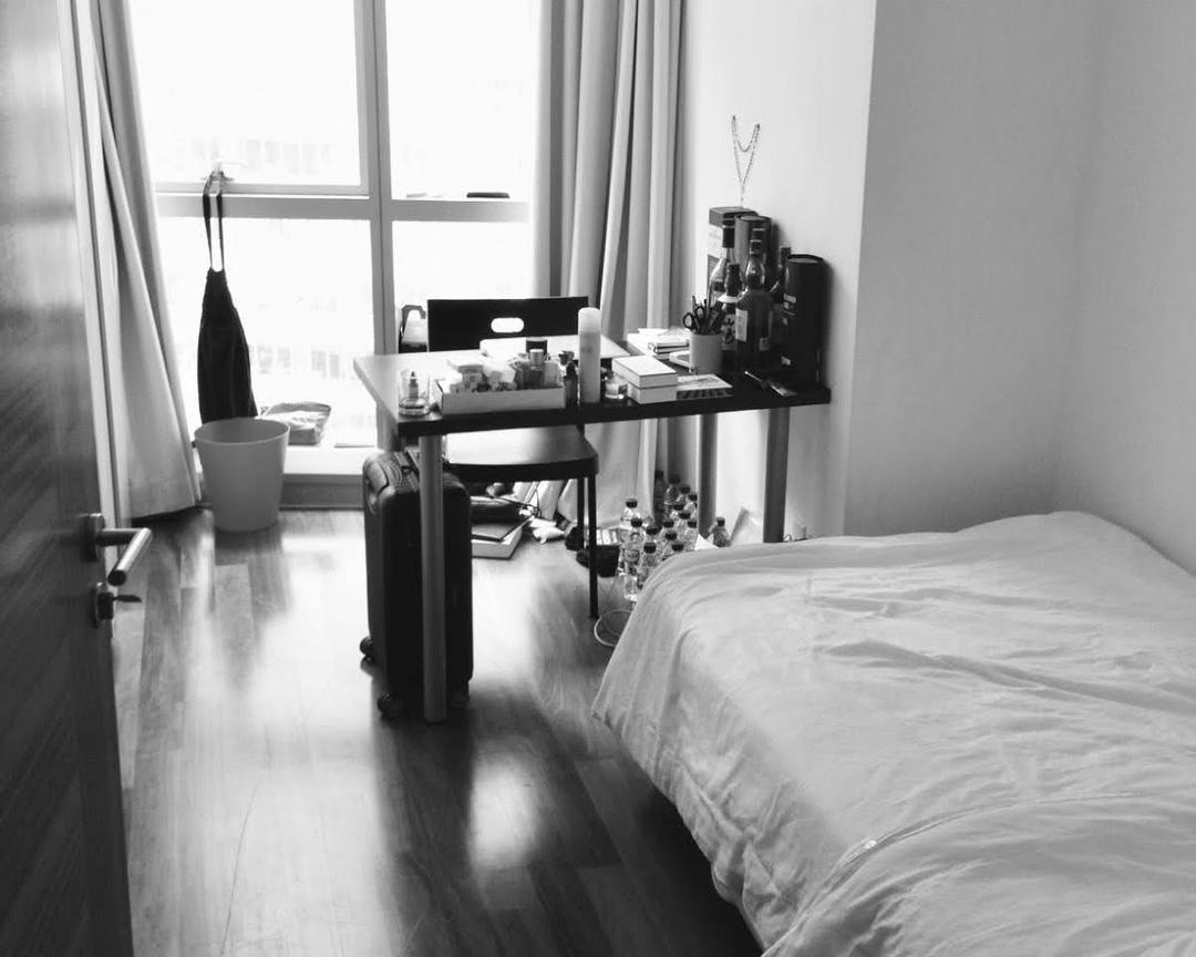 Where the journey began, Winston’s 2x3 meter apartment in Singapore.jpg