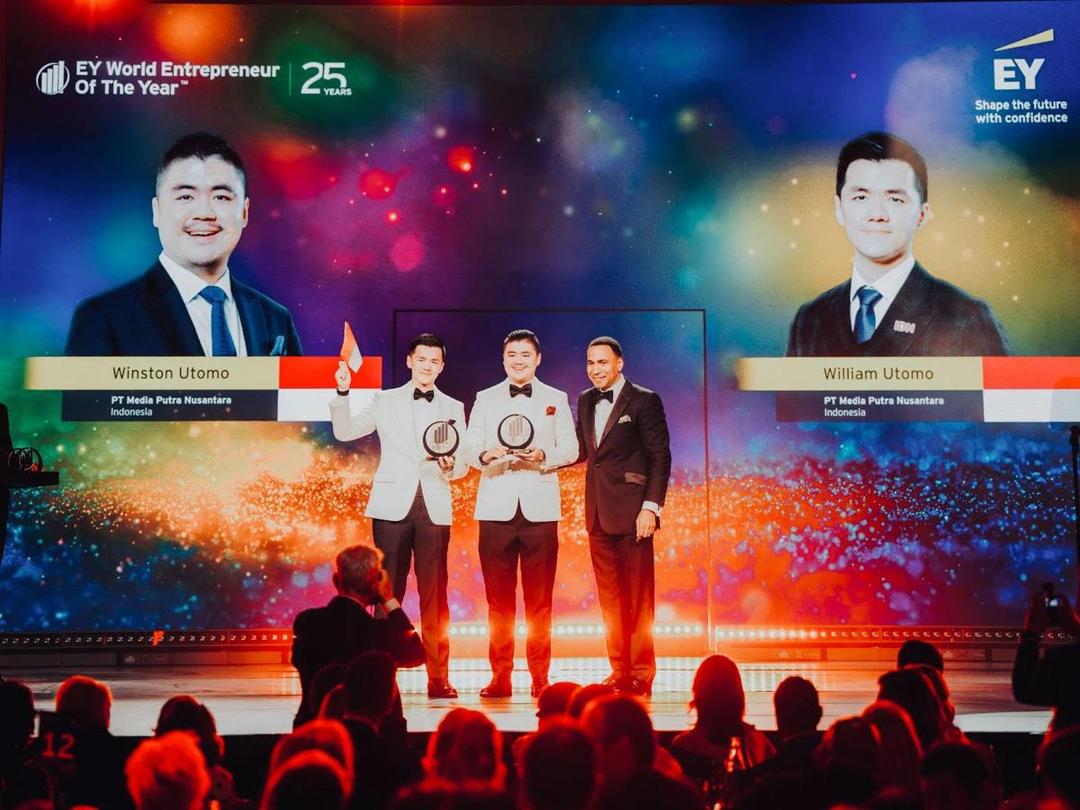 Winston Utomo and William Utomo at EY World Entrepreneur of the Year 2025 in Monte Carlo, Monaco.jpg