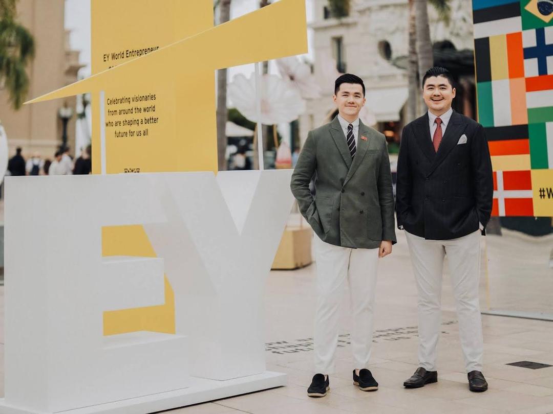 Winston and William Utomo at EY World Entrepreneur of the Year 2025 in Monte Carlo, Monaco.jpg