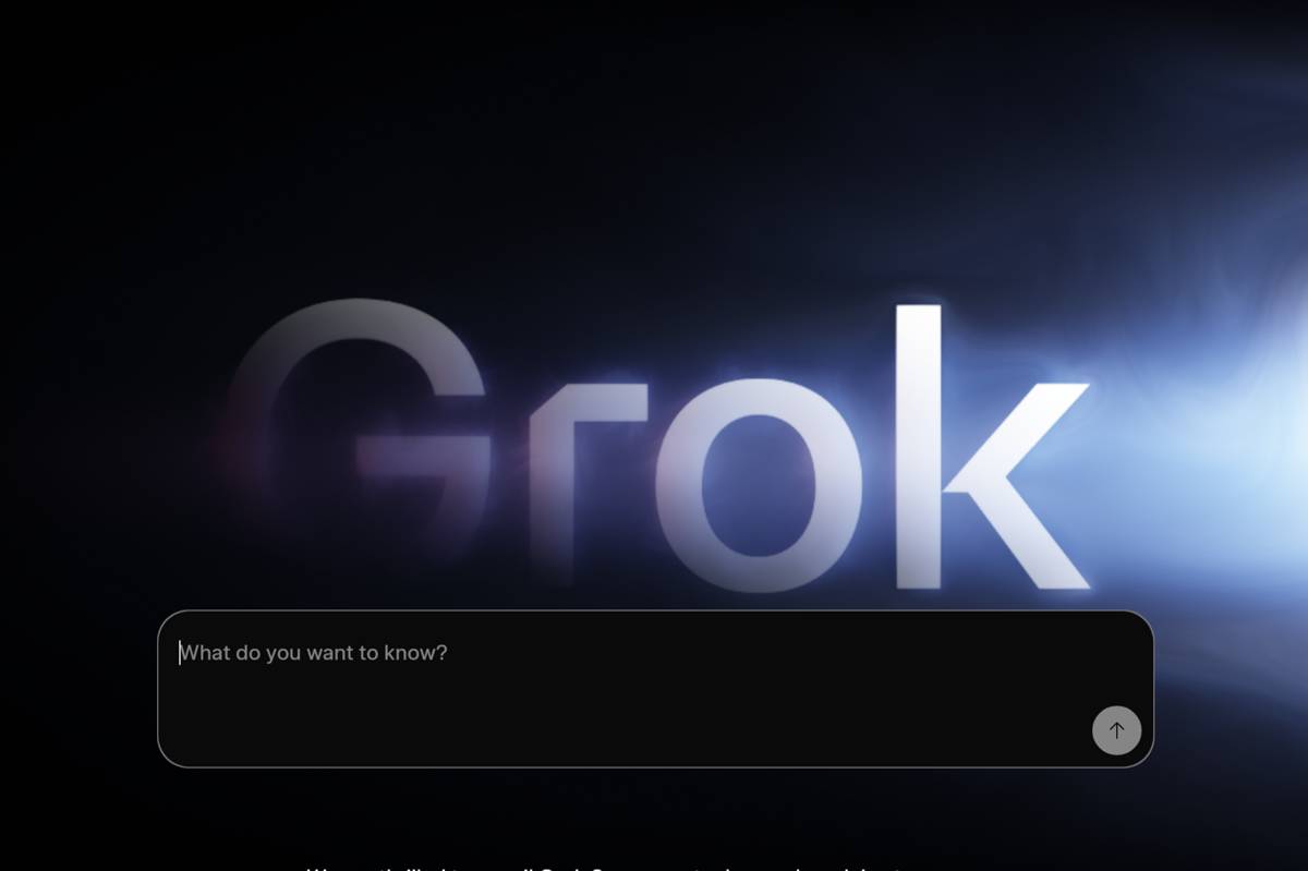 tampilan Grok AI. (x.AI)