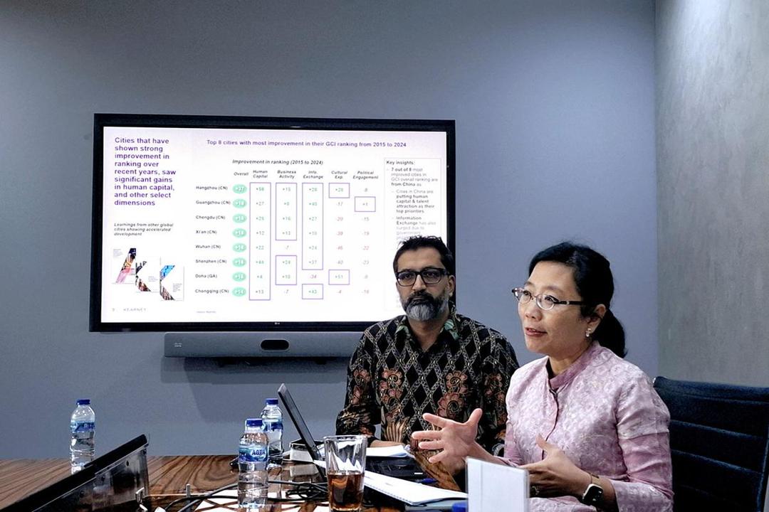 Peringkat Jakarta,  Surabaya dan Bandung di Global City Index
