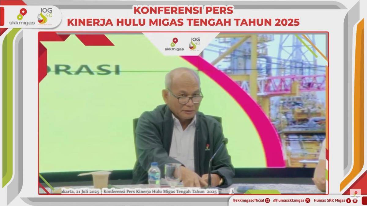Konfrensi Pers Kinerja Hulu Migas Tengah Tahun 2025