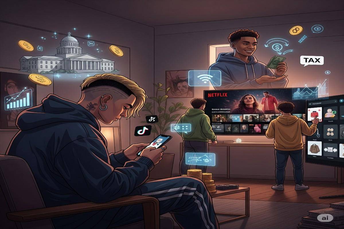 "Generasi Z dan Pajak Digital di Era Ekonomi Baru"/Dok Ilustrasi Open AI