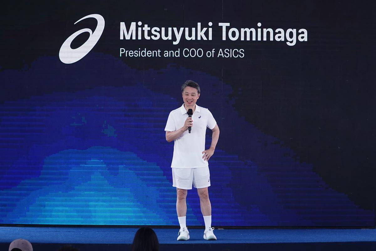 Mitsuyuki Tominaga President and COO ASICS pada ASICS Community Slam 2025.jpg