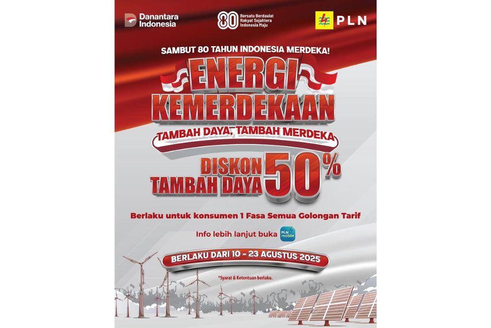Diskon 50 persen tambah daya listrik