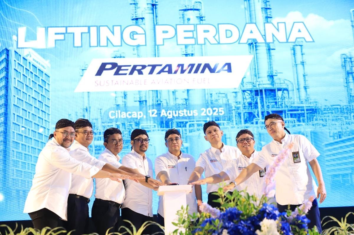 Kilang Pertamina Lifting Perdana Bioavtur Berbahan Baku Minyak Jelantah