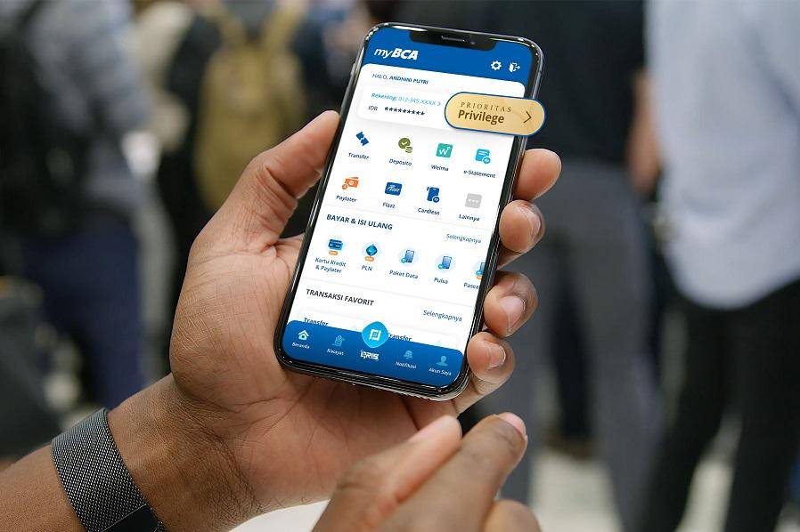 Fitur Privilege BCA Prioritas pada aplikasi MyBCA