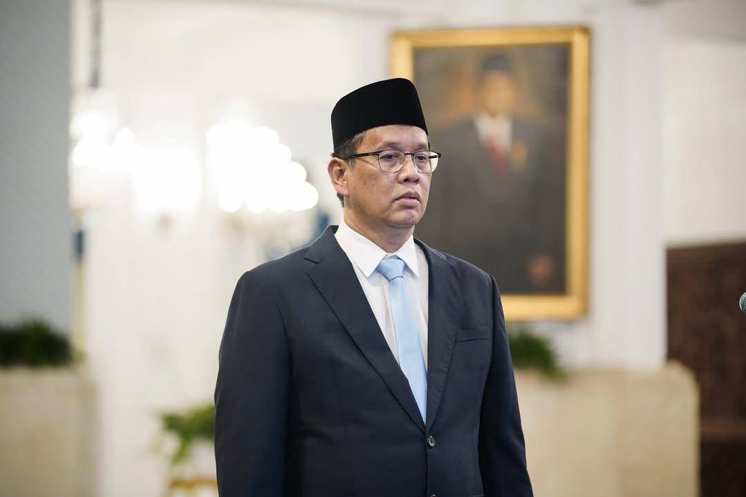 Purbaya Yudhi Sadewa saat di lantik menjadi Menteri Keuangan (instagram.com/@presidenrepublikindonesia)